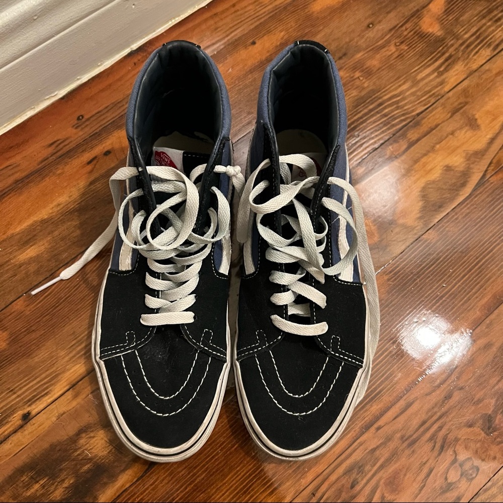 VANS blue high top sneakers